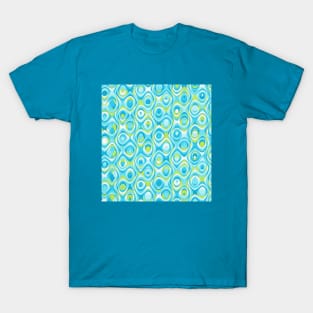 Blue pattern T-Shirt